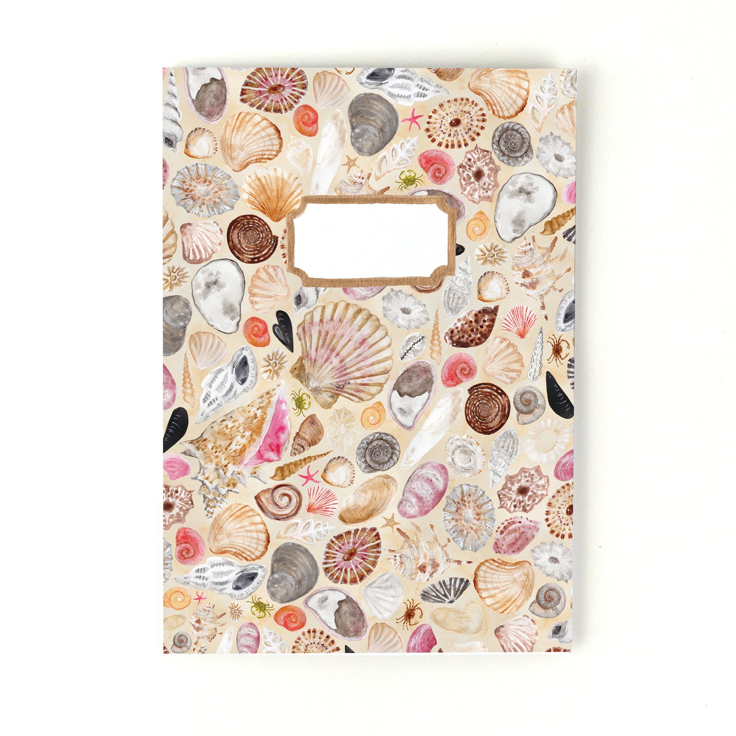 Conchae Sea Shell Print Notebook