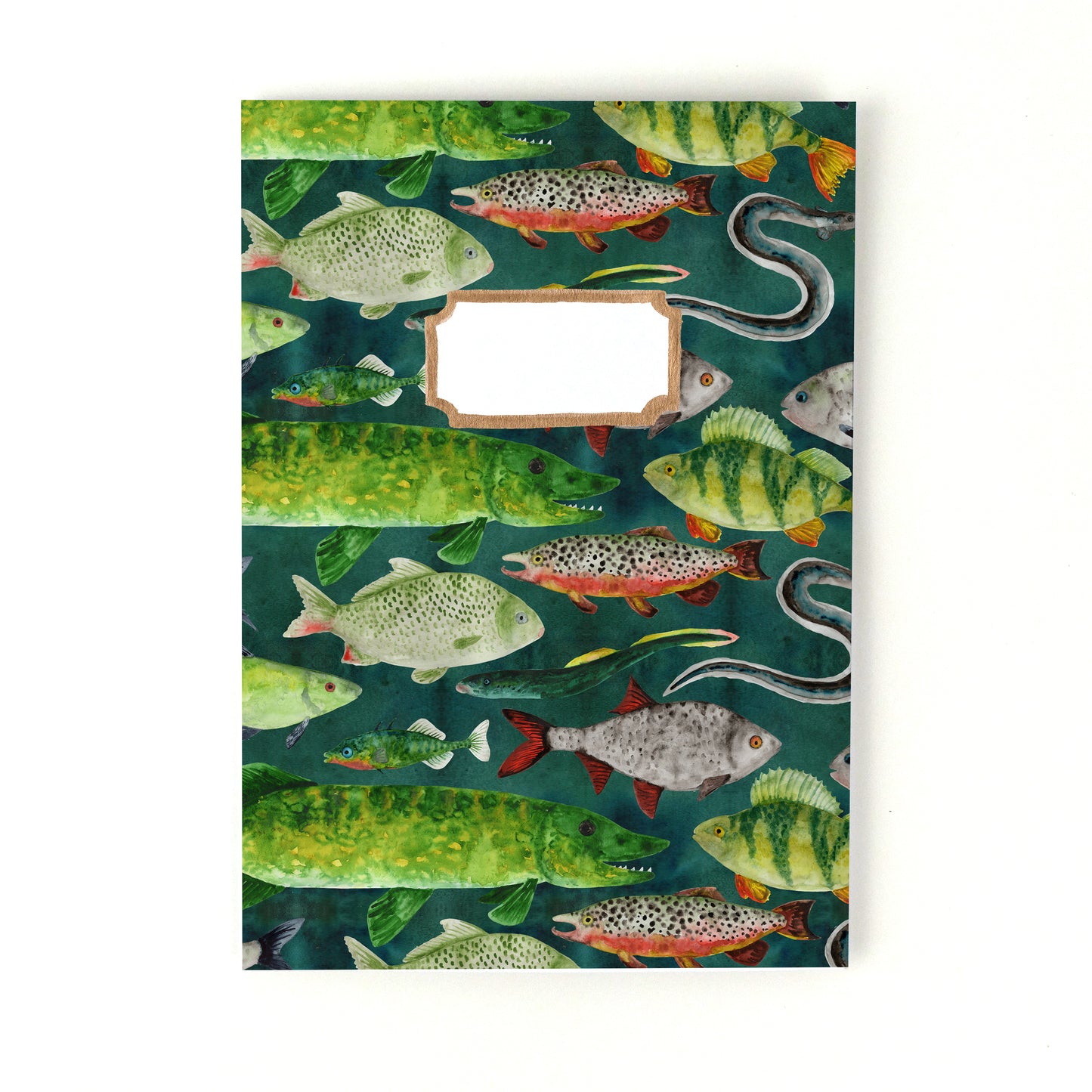 Flumens Freshwater Fish Print Notebook
