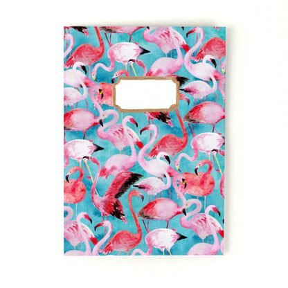 Flamboyance of Flamingos Print Notebook