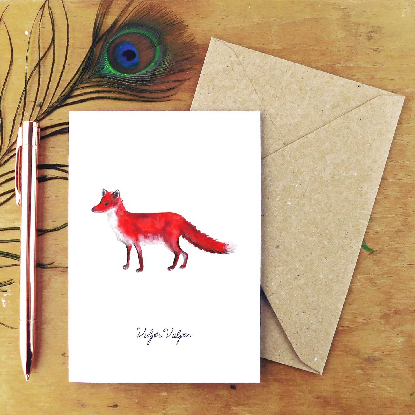 Sylvan Red Fox Greetings Card