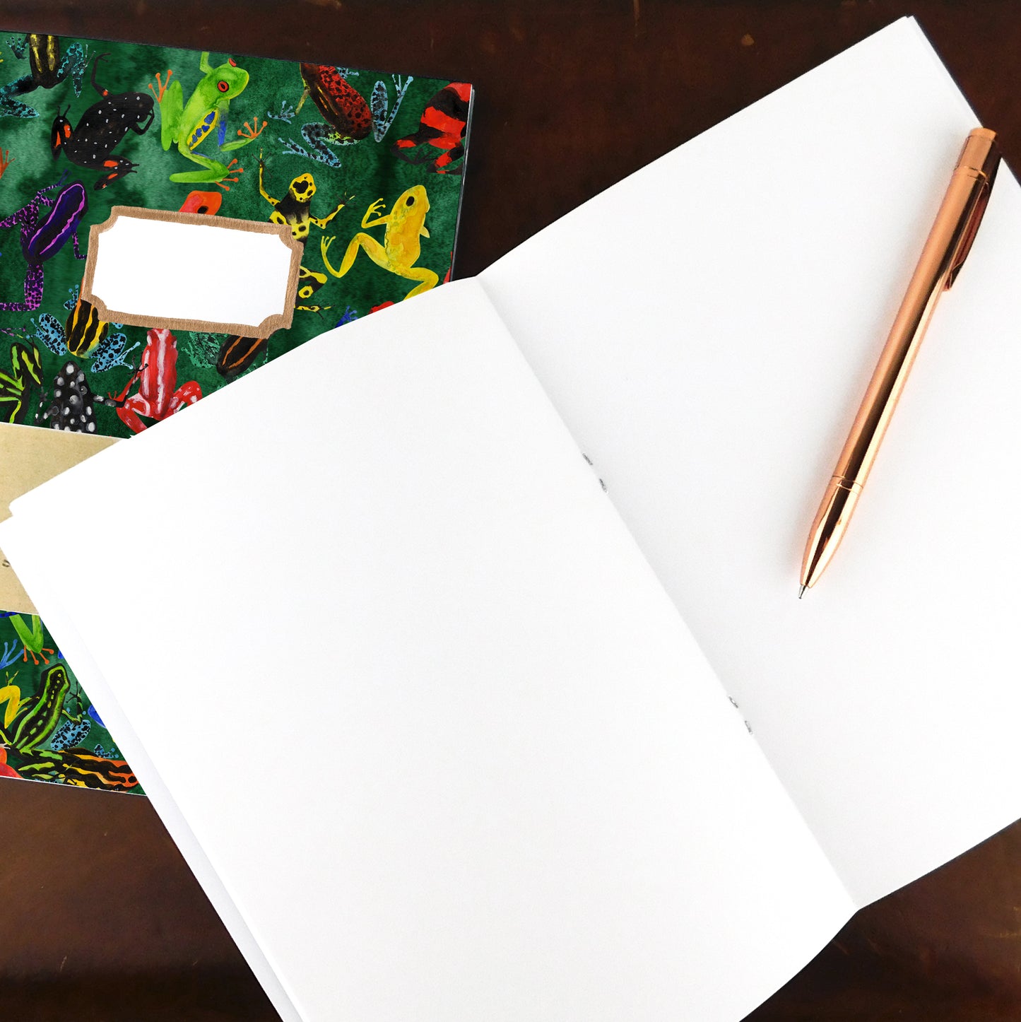 Dendrobatidae Dart Frog Print Journal and Notebook Set