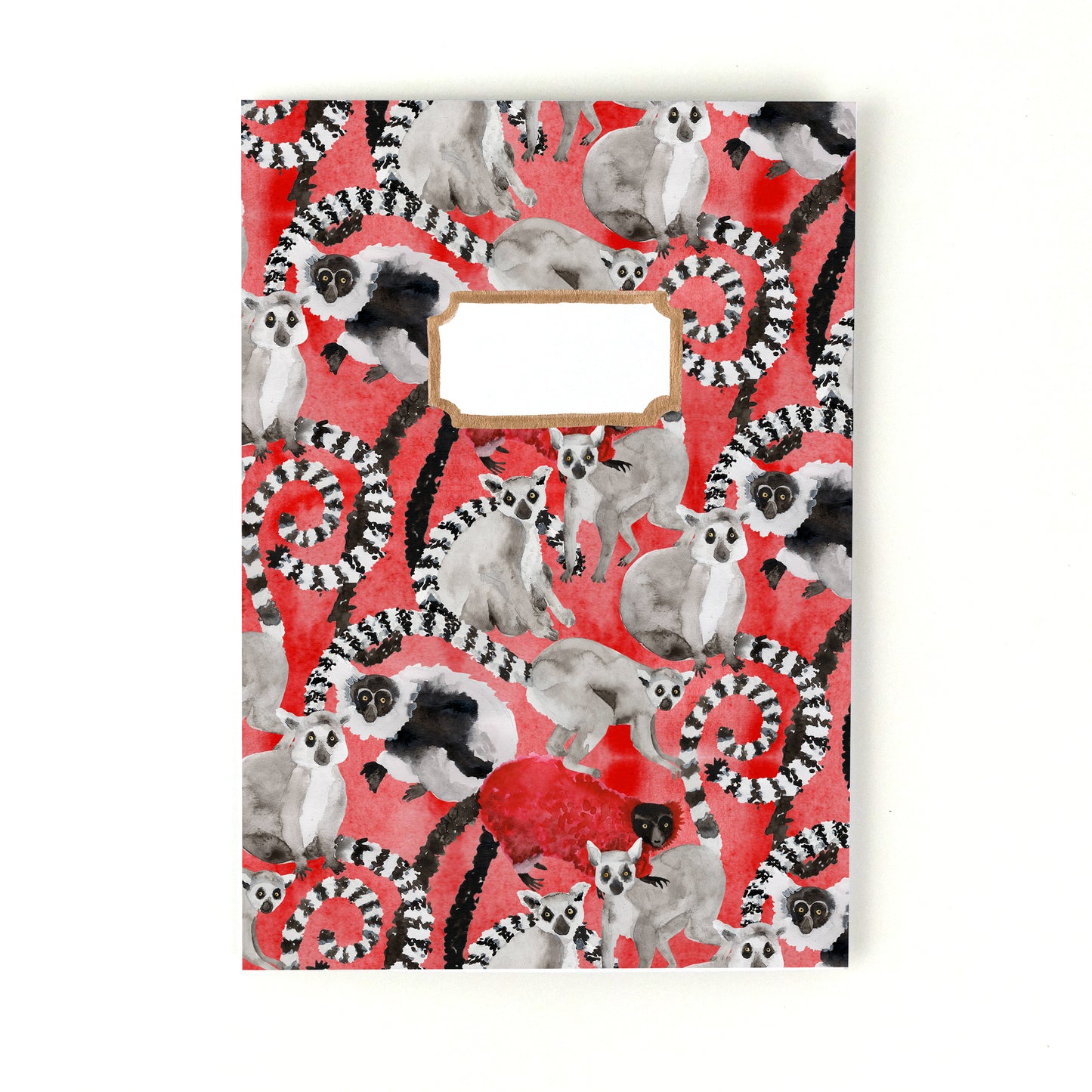 Conspiracy of Lemurs Print Notebook