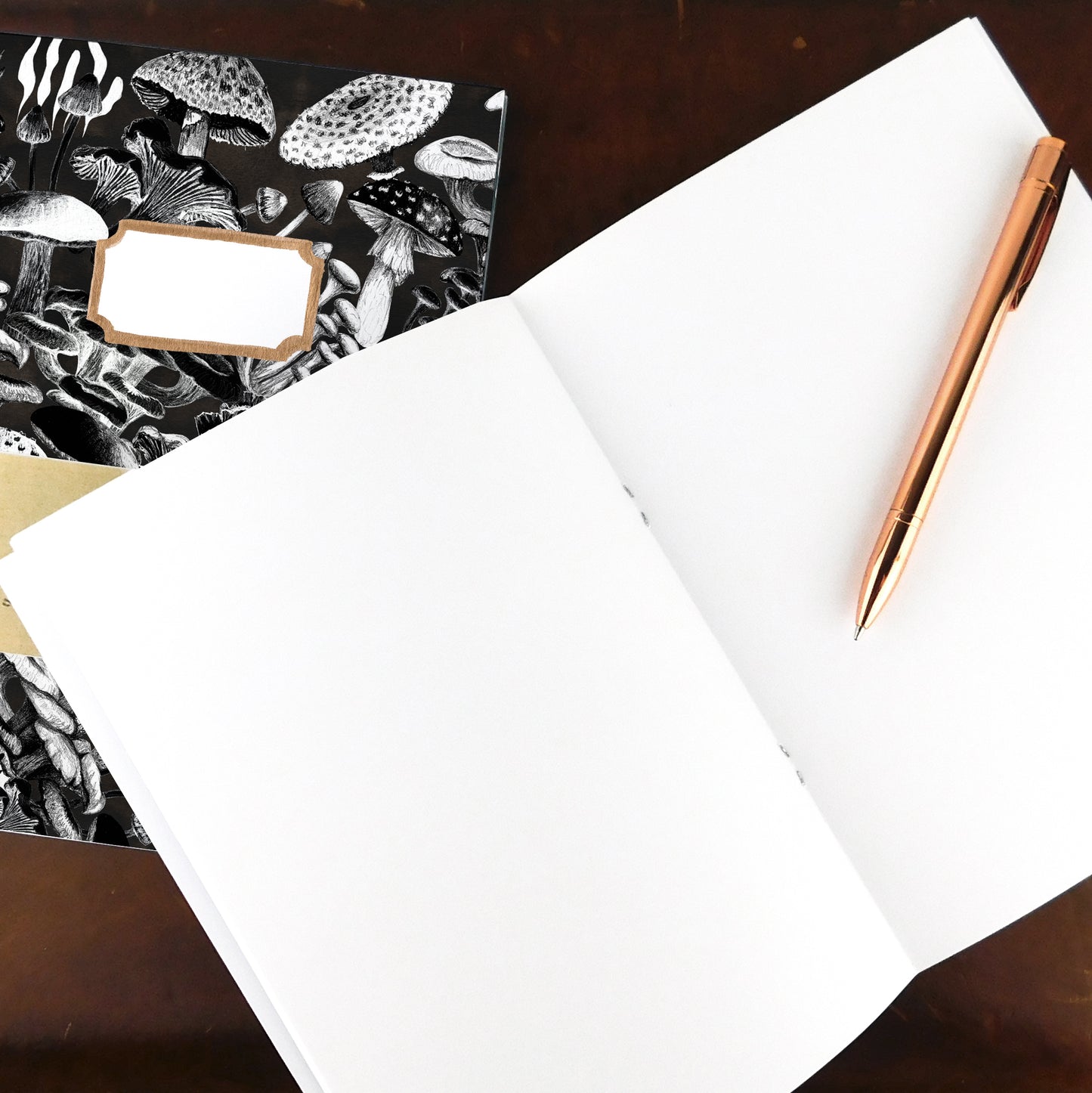 Mushroom Print Notebook