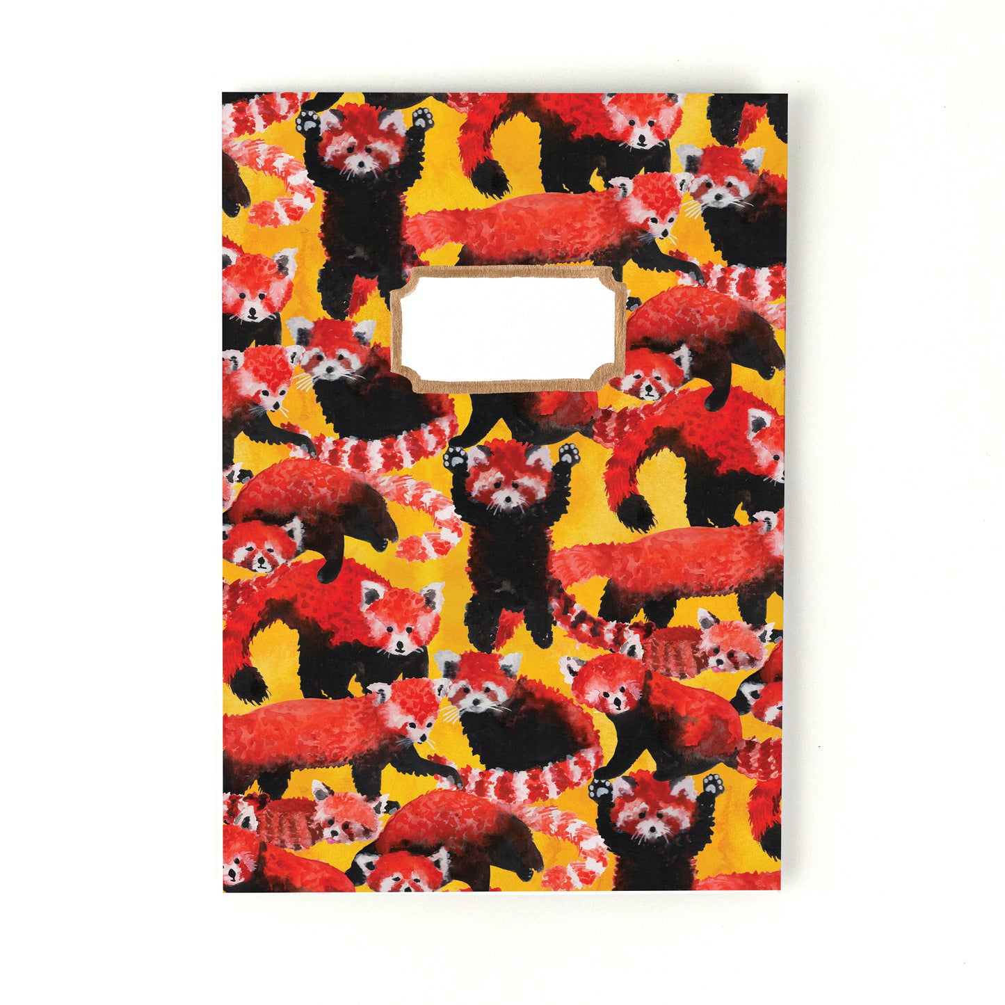 Pack of Red Pandas Print Notebook