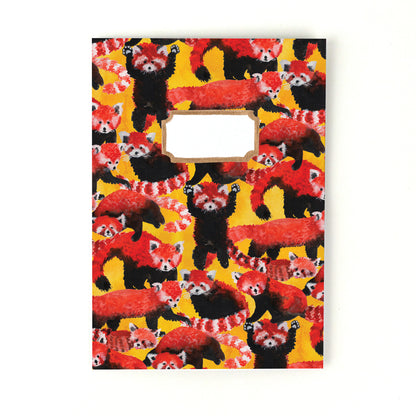 Pack of Red Pandas Print Notebook