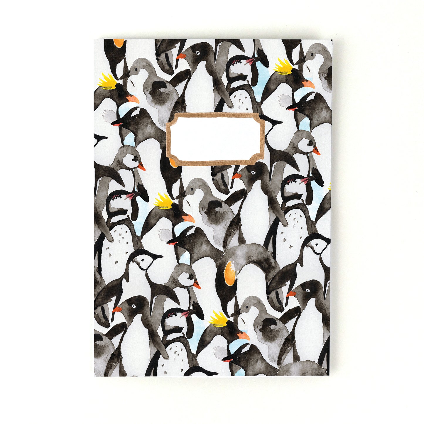 Waddle of Penguins Print Notebook